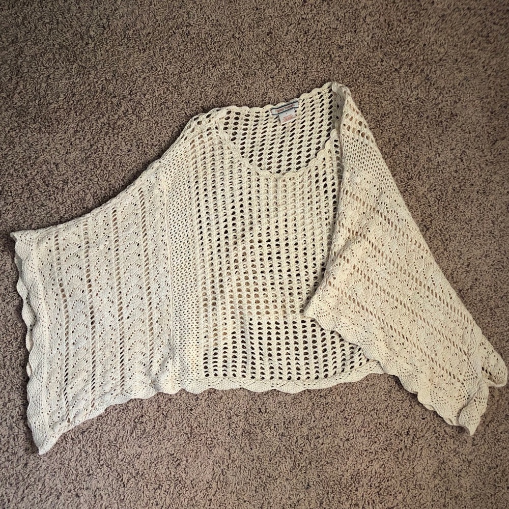 Flying Tomato Crochet Sweater